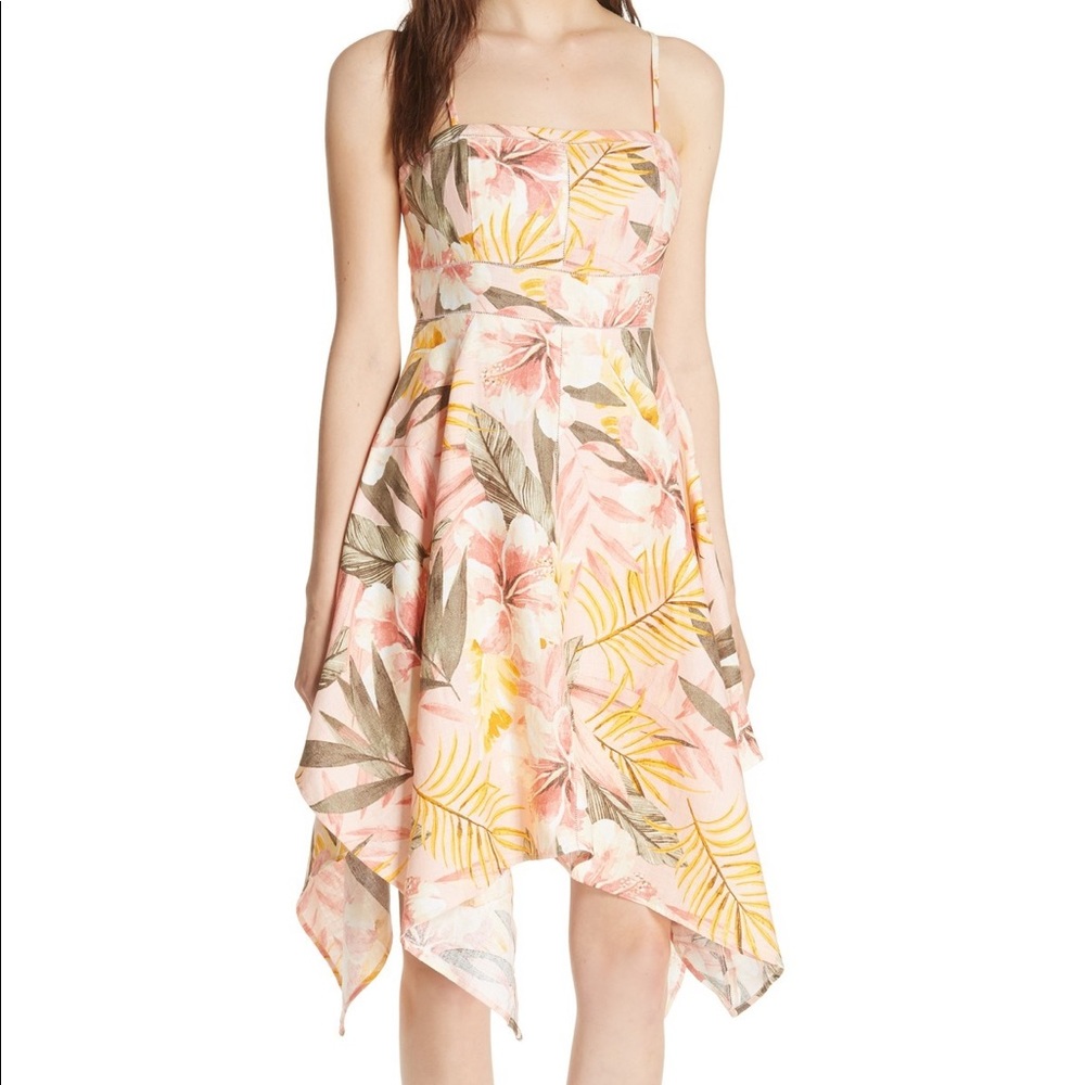 Joie Phara Fit & Flare Dress in Dusty Nude NWT - Picture 2 of 9
